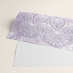 Boho, Mandala, Flower, Purple Wrapping Paper Gallery Image 2