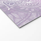 Boho, Mandala, Flower, Purple Welcome Mat Gallery Image 2