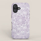Boho, Mandala, Flower, Purple iPhone Case Gallery Image 1