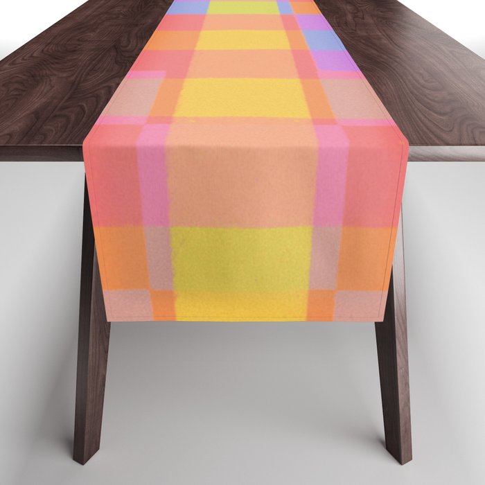 Rainbow criss-cross Table Runner Gallery Image 1