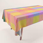 Rainbow criss-cross Tablecloth Gallery Image 1
