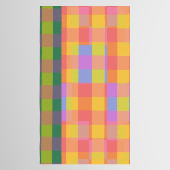 Rainbow criss-cross Tablecloth Gallery Image 2