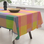 Rainbow criss-cross Tablecloth Gallery Image 3
