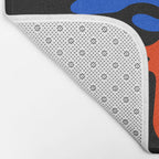 Nature Leaf Cutouts II: Night Edition | Mid-Century Henri Matisse Series Bath Mat Gallery Image 2