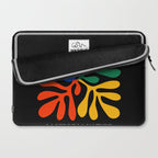 Nature Leaf Cutouts II: Night Edition | Mid-Century Henri Matisse Series Laptop Sleeve Gallery Image 2