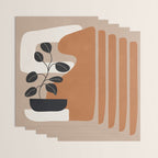 Modern Abstract Minimal Shapes Branches Art 7 Wrapping Paper Gallery Image 3