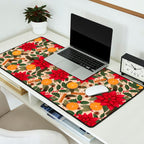 Poinsettia Flowers and Spices Desk Mat Gallery Image 2