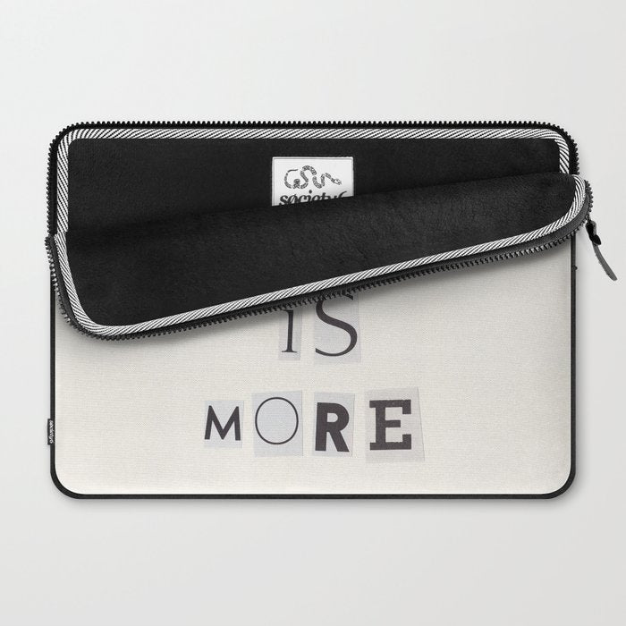 Less is more / Daily Reminder #2 Laptop Sleeve Gallery Image 2