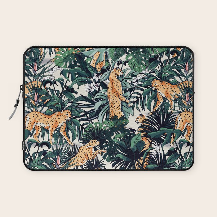 Cheetah in the wild rainforest Laptop Sleeve Gallery Image 1
