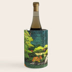 Resting at Dogo - Nature Ukiyo Landscape in Green, Orange, Red & Blue Wine Chiller Gallery Image 2