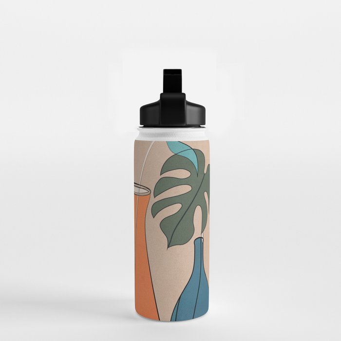 Modern Minimalist Abstract Vases 1 Water Bottle Gallery Image 2