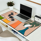 Modern Minimalist Abstract Vases 1 Desk Mat Gallery Image 2