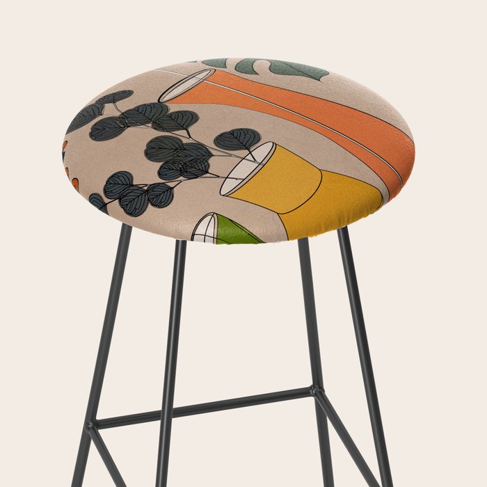 Modern Minimalist Abstract Vases 1 Stool Gallery Image 2