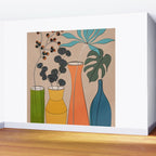 Modern Minimalist Abstract Vases 1 Wall Mural Gallery Image 2