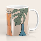 Modern Minimalist Abstract Vases 1 Coffee Mug Gallery Image 1