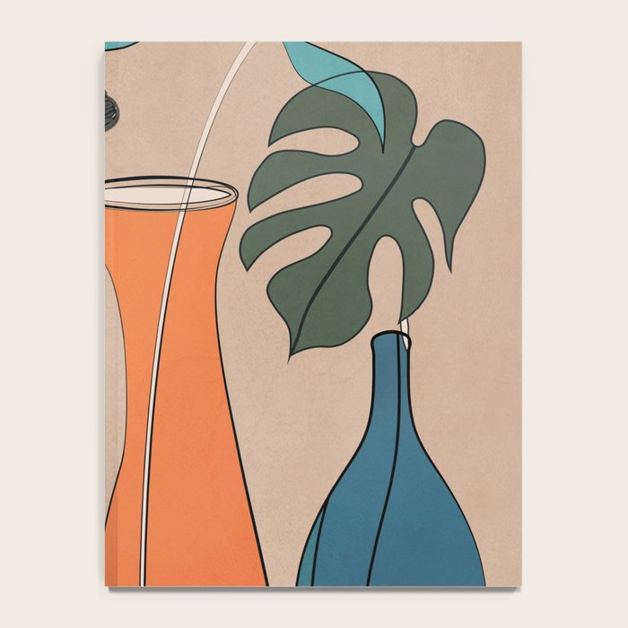 Modern Minimalist Abstract Vases 1 Notebook Gallery Image 4