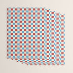 Retro Checkerboard Pattern - Cozy Heirloom Wrapping Paper Gallery Image 3