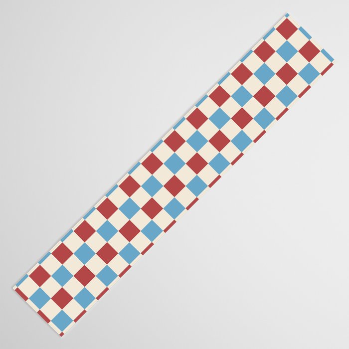 Retro Checkerboard Pattern - Cozy Heirloom Table Runner Gallery Image 3