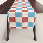 Retro Checkerboard Pattern - Cozy Heirloom Table Runner Gallery Image 1