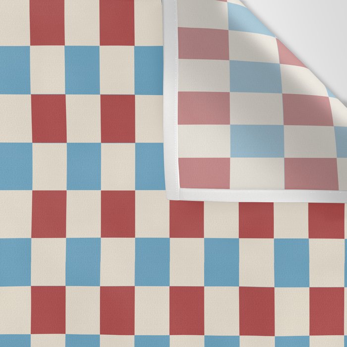 Retro Checkerboard Pattern - Cozy Heirloom Wall Tapestry Gallery Image 3