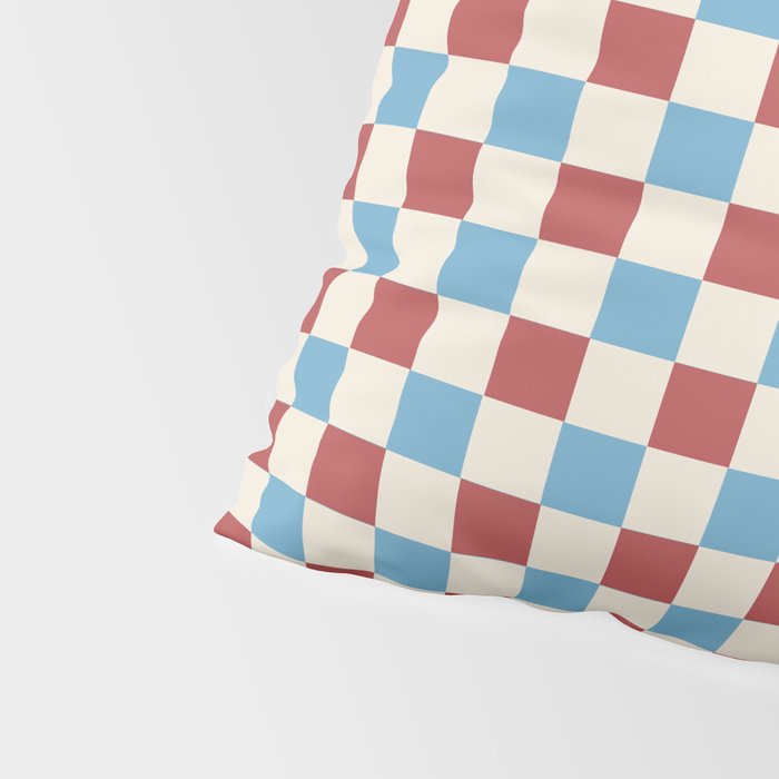 Retro Checkerboard Pattern - Cozy Heirloom Pillow Sham Gallery Image 4