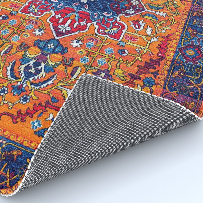 Saffron Elegance: Timeless Berber Atlas Moroccan Aesthetics Rug Gallery Image 4