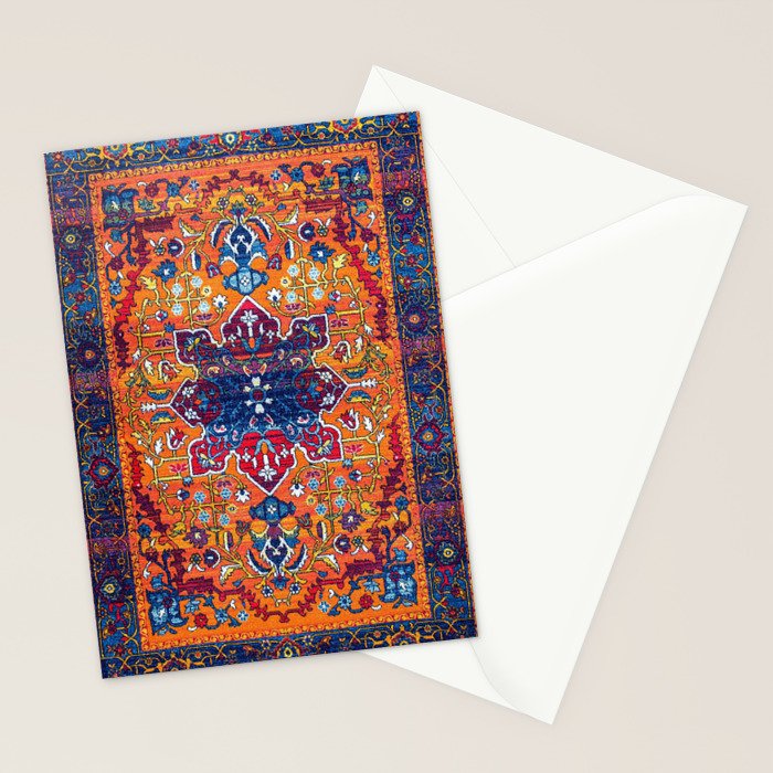 Saffron Elegance: Timeless Berber Atlas Moroccan Aesthetics Stationery Card Gallery Image 2