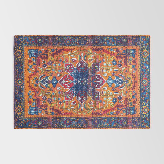 Saffron Elegance: Timeless Berber Atlas Moroccan Aesthetics Rug Gallery Image 2