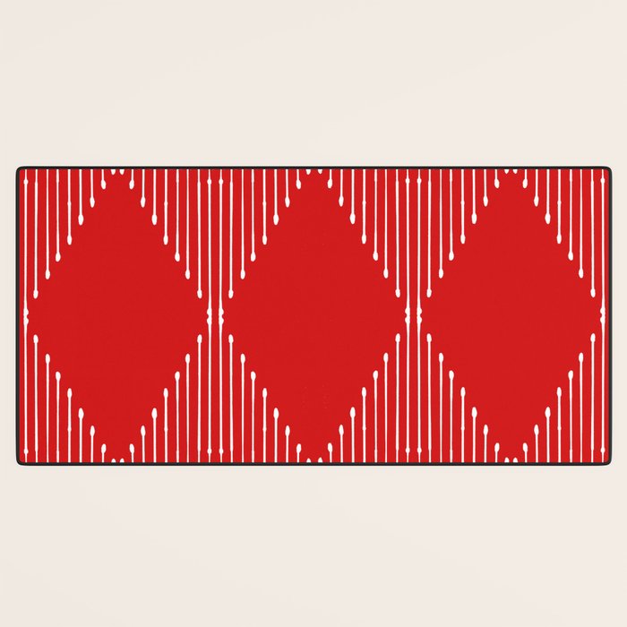 Geo (Red) Desk Mat Gallery Image 3