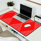 Geo (Red) Desk Mat Gallery Image 2