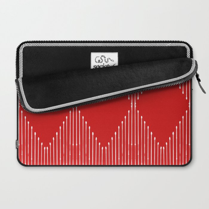 Geo (Red) Laptop Sleeve Gallery Image 2