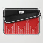 Geo (Red) Laptop Sleeve Gallery Image 2