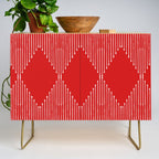 Geo (Red) Credenza Gallery Image 1
