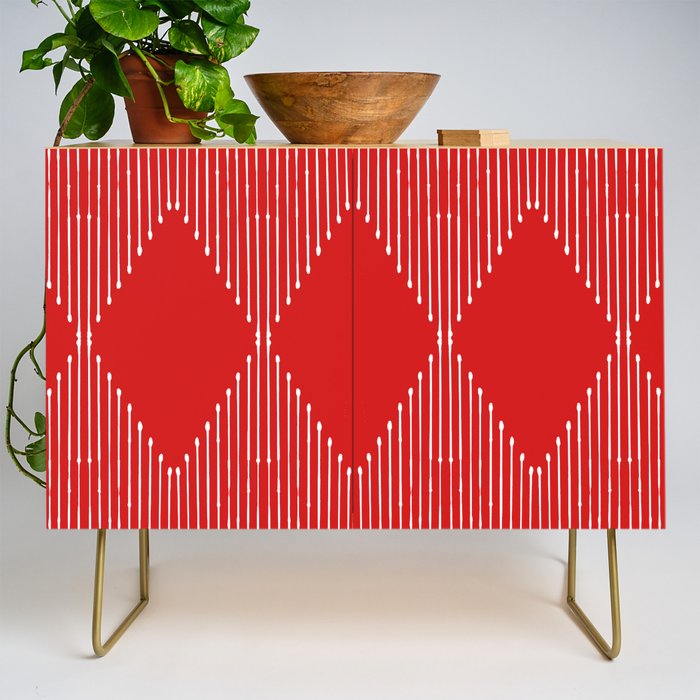 Geo (Red) Credenza Gallery Image 1