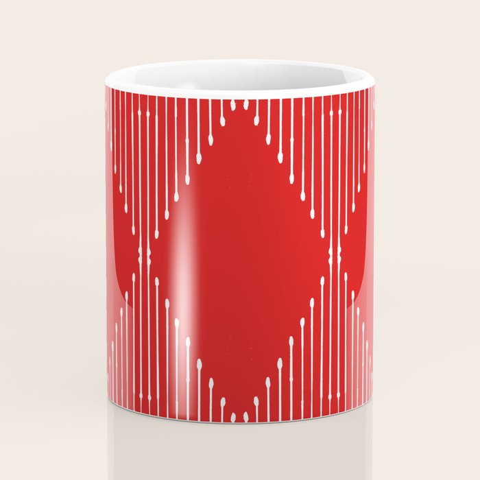 Geo (Red) Coffee Mug Gallery Image 4