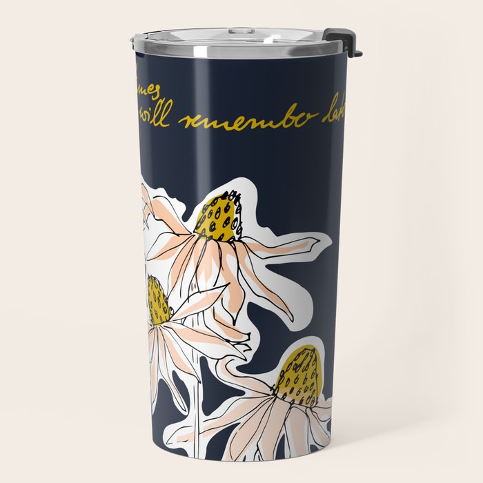 How time goes by - coneflower Travel Mug Gallery Image 2