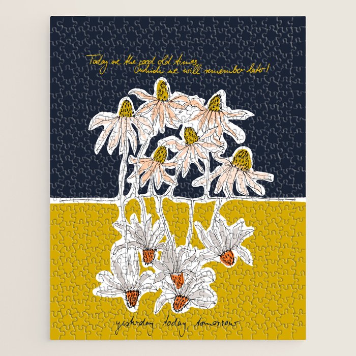How time goes by - coneflower Jigsaw Puzzle Gallery Image 1