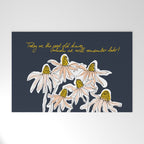 How time goes by - coneflower Welcome Mat Gallery Image 1