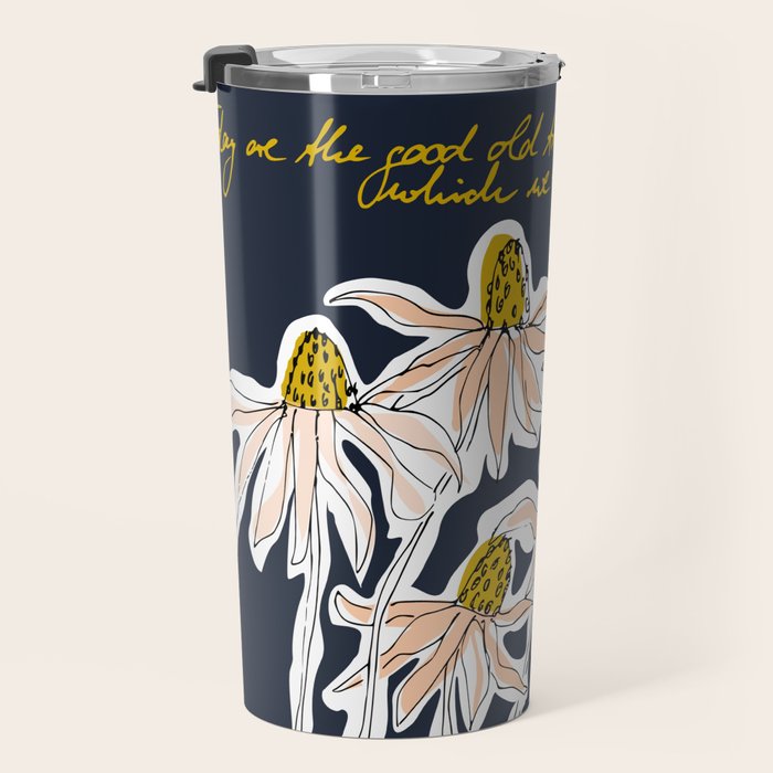 How time goes by - coneflower Travel Mug Gallery Image 3