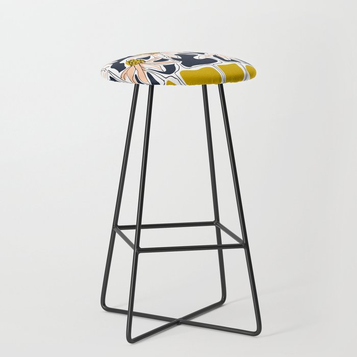 How time goes by - coneflower Stool Gallery Image 1