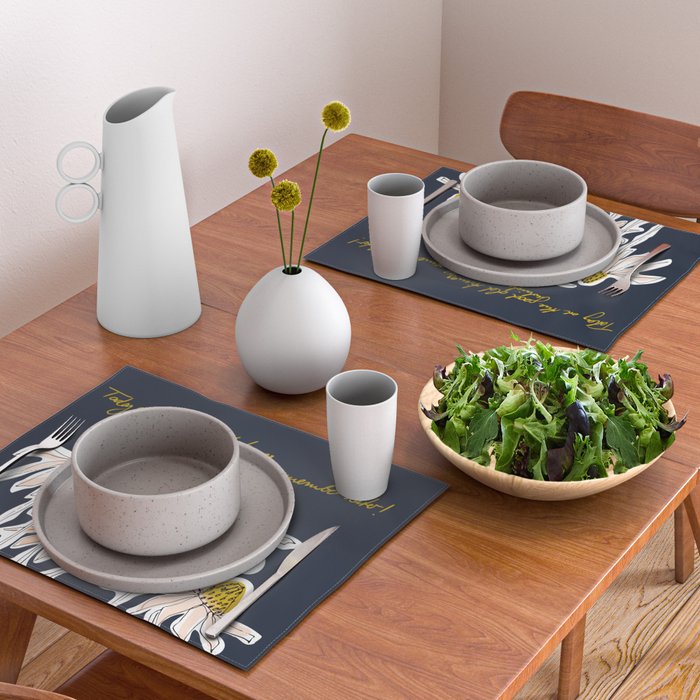 How time goes by - coneflower Placemat Gallery Image 2