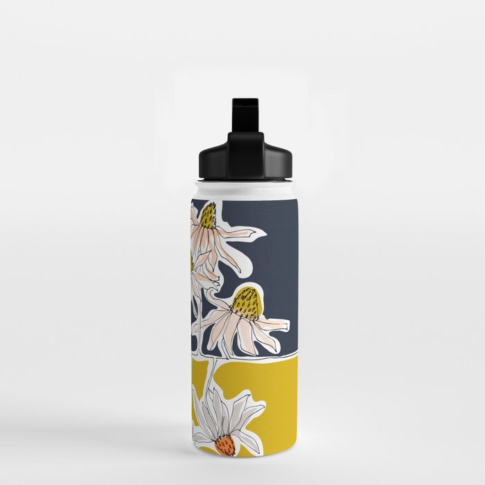 How time goes by - coneflower Water Bottle Gallery Image 2