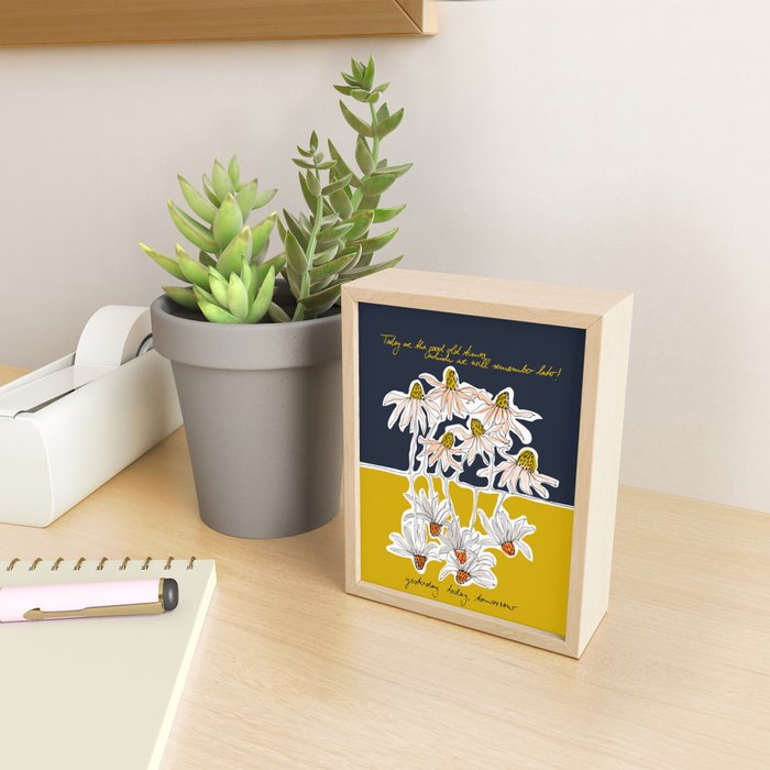 How time goes by - coneflower Mini Art Print Gallery Image 2