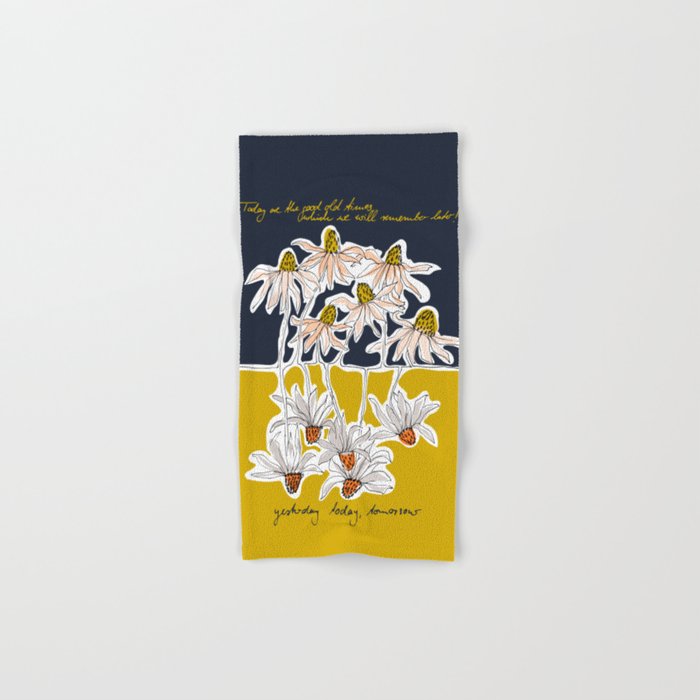 How time goes by - coneflower Bath Towel Gallery Image 1