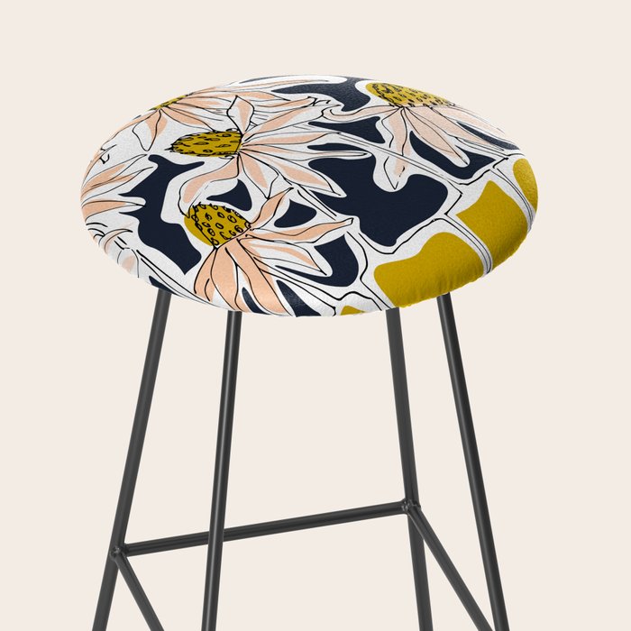 How time goes by - coneflower Stool Gallery Image 2