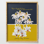 How time goes by - coneflower Serving Tray Gallery Image 1