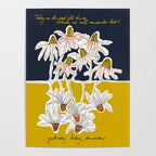 How time goes by - coneflower Poster Gallery Image 4