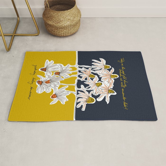 How time goes by - coneflower Rug Gallery Image 1
