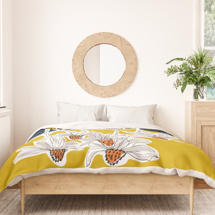 How time goes by - coneflower Duvet Cover Gallery Image 3