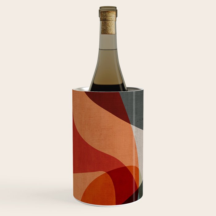 MCM Abstract Red Beige II Wine Chiller Gallery Image 3
